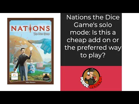 Nations the Dice Game Solo Rules by Purge Reviews: Is this a viable solo production?