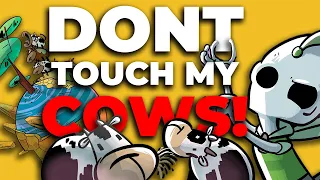 Cosmic Cow Collectors . . . the cutest bluffing game EVER! | 2p Gameplay