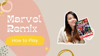 [桌遊教學] Marvel Remix How to Play｜漫威宇宙大亂鬥 教學｜輕策｜中文字幕
