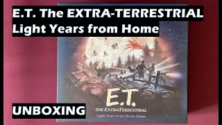 Unboxing E.T. The Extra-Terrestrial Light Years from Home Board Game