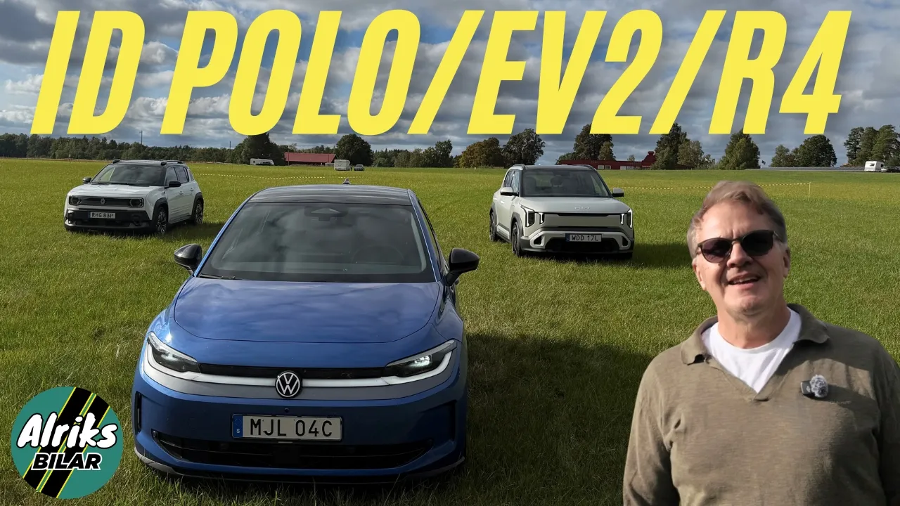 En överlägsen vinnare. Trippeltest VW ID Polo, Kia EV2, Renault 4. Ekonomiuträkningar