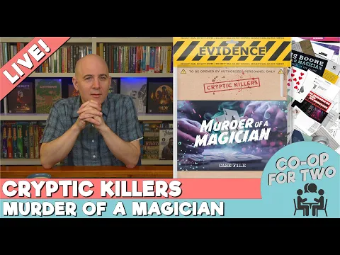 Cryptic Killers: Murder of a Magician - Live playthrough & Review