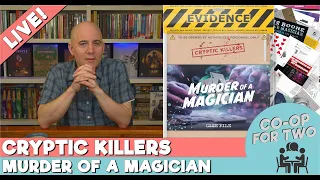 Cryptic Killers: Murder of a Magician - Live playthrough & Review