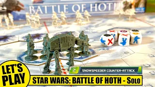 Let's Play Solo STAR WARS BATTLE OF HOTH Mission 2 | Dale the Casual Gamer