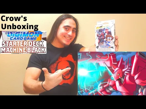 Crow's unboxing Digimon ST5 Machine black Starter deck