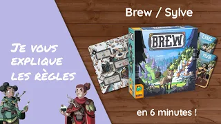 Je vous explique les règles du jeu BREW / SYLVE en moins de 6 minutes!