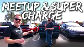 We had a Ford EV Tesla Charging Meetup!