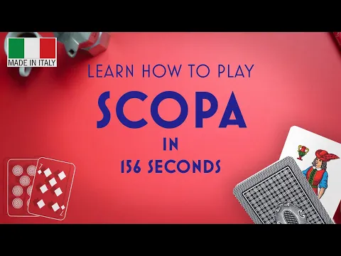 Play Scopa in 156 Seconds - Classic Italian Card Game