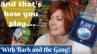 AND THAT'S HOW YOU PLAY PLANET with Barb and the Gang: Watch my tutorial to learn how to play planet