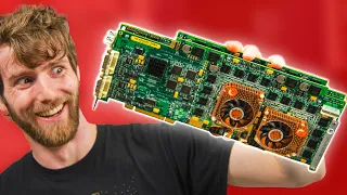 This MONSTER Video Card has 4 GPUs... and it's from 2004! This MONSTER Video Card has 4 GPUs... and it's from 2004!