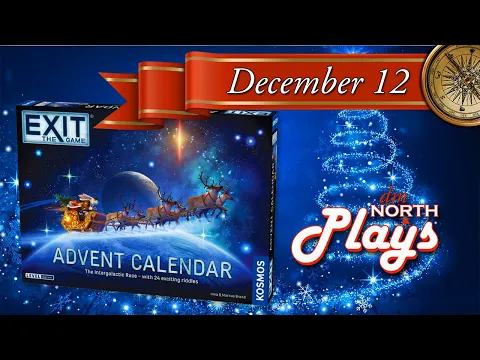 Exit The Game 2025 Advent Calendar: The Intergalactic Race (December 12) Board Game Gameplay