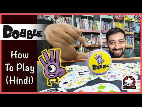 Dobble HINDI How to Play | 5 Ways to Play Dobble | Simple Playing Cards Game //Chai & Games