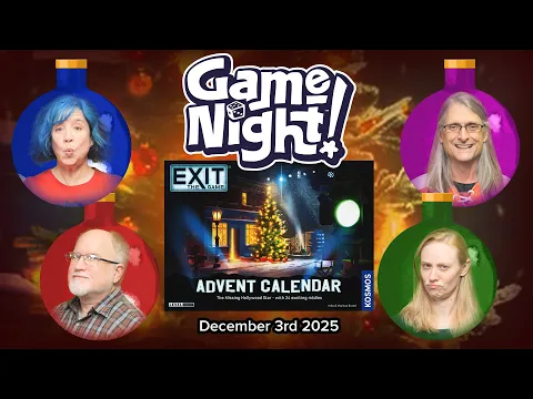 GameNight! 24 Days of Christmas Day 3 - Exit: The Game Advent Calendar - The Missing Hollywood Star