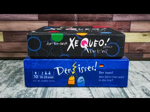 Alex Randolph's Xe Queo! & Der Isses!, Side-By-Side Comparison & Review