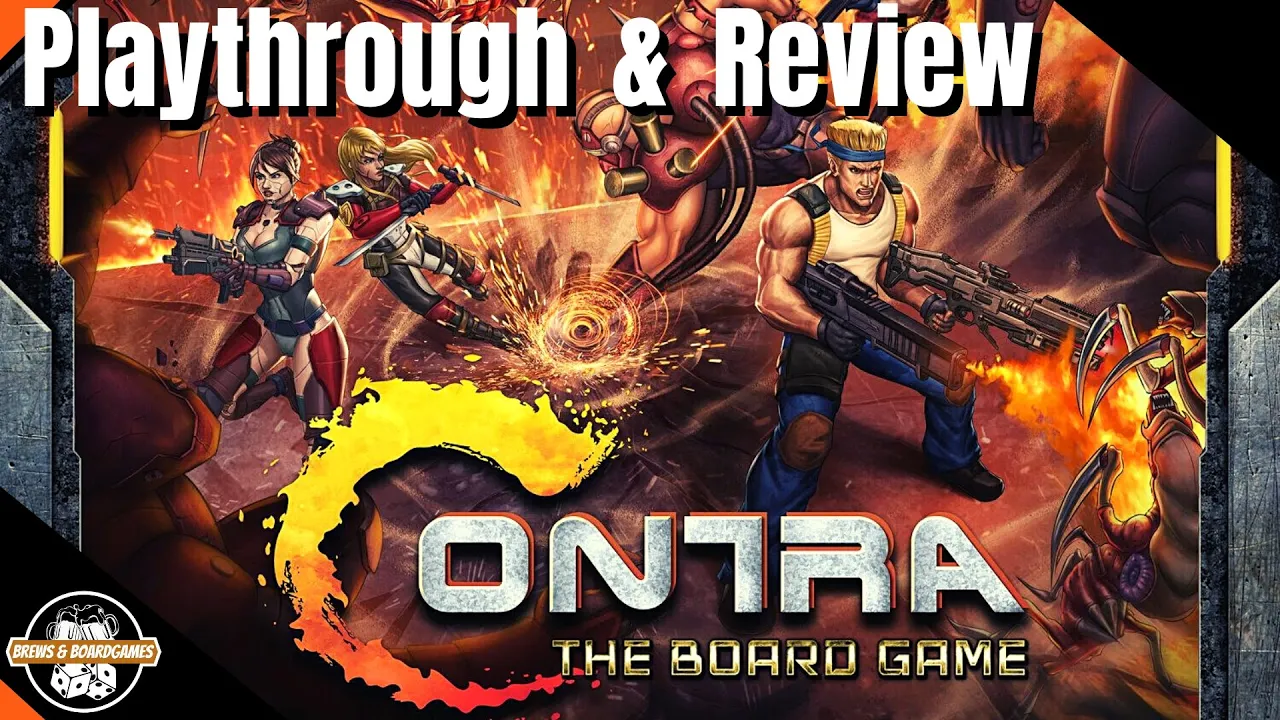 Contra: The Board Game | 2 Solo Playthroughs & Review