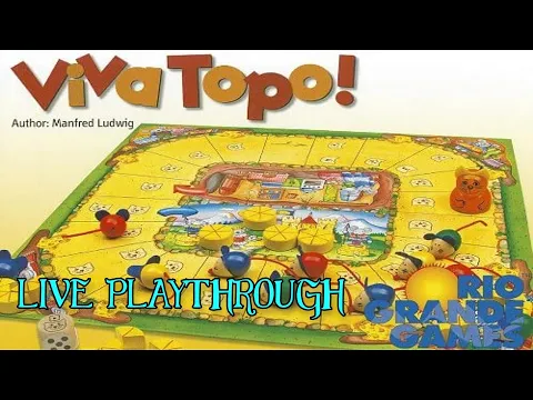Viva Topo Boardgame - Gameplay and Review