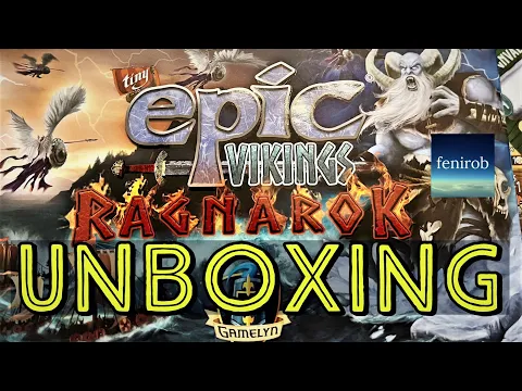 Tiny Epic Vikings: Ragnarok Expansion | Unboxing (No Talking)