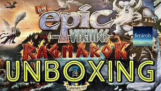 Tiny Epic Vikings: Ragnarok Expansion | Unboxing (No Talking)