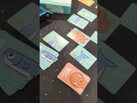 Dicecat & Fish #boardgamelife #boardgames #boardgamegeek #骰子貓與魚