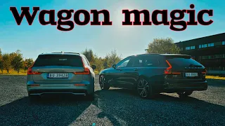 V60 vs V90 😍 Magical wagons. Same, but very different. End of sale in Norway 🇳🇴