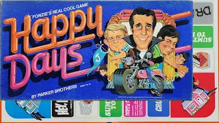 Board Game Archaeology #89 Happy Days: Fonzie's Real Cool Game