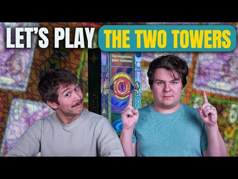 The Lord of the Rings: The Two Towers Trick-Taking Game | 2 Player Board Game Playthrough