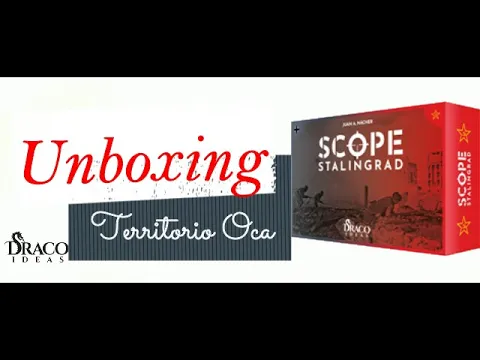 ⭕️ UNBOXING 03 X 10 SCOPE STANLINGRAD (Draco Ideas) Juego de Mesa ⭕️