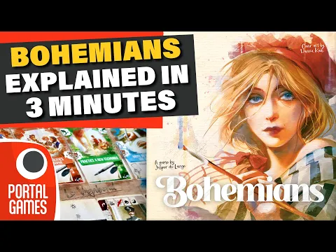 Bohemians explained in 3 minutes | Boardgames | Portal Games