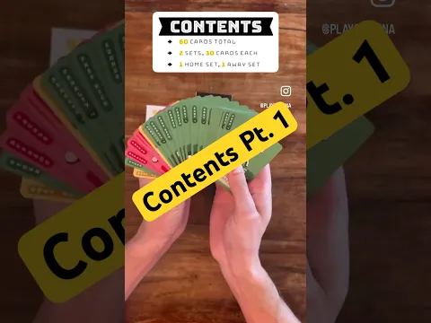 𝑪𝑯𝑰𝑳𝑬𝑵𝑨 Fútbol Card Game — Contents Pt. 1 #soccer #football #cardgame #kickstarter