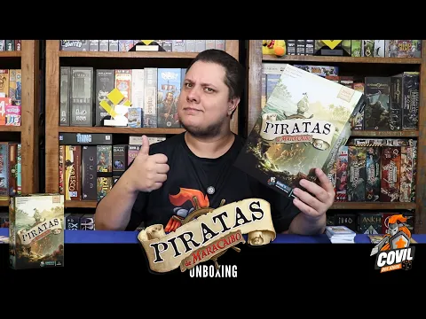 O que tem na Caixa? Unboxing Piratas de Maracaibo