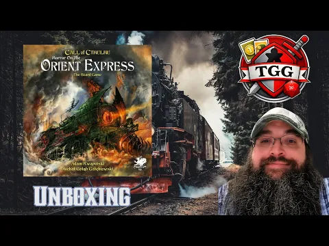 Horror on the Orient Express Board Game Unboxing | Call of Cthulhu Cooperative Horror!