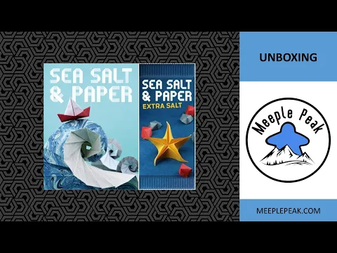 See what folded sea creations await. Unboxing Sea Salt & Paper and Extra Salt Expansion.