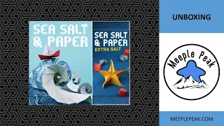 See what folded sea creations await. Unboxing Sea Salt & Paper and Extra Salt Expansion.