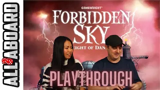 FORBIDDEN SKY | Board Game | How to Play and Full Playthrough