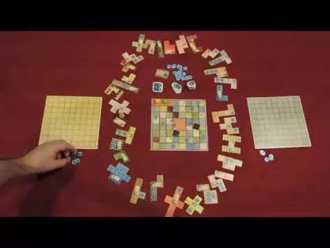 PATCHWORK Board Game Quick Walkthrough w/ Doron
