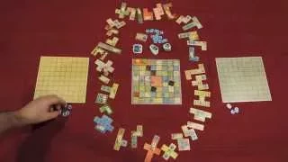 PATCHWORK Board Game Quick Walkthrough w/ Doron