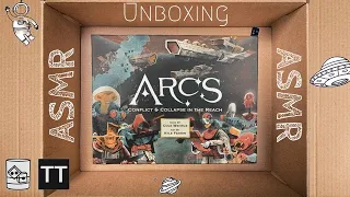 Arcs - Satisfying ASMR Board Game Unboxing #Unboxing #boardgameunboxing #boardgames