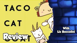 Taco Cat Goat Cheese Pizza Review - with Liz Boccolini