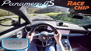 Porsche Panamera 4S Diesel 505 HP RACECHIP POV Test Drive by AutoTopNL