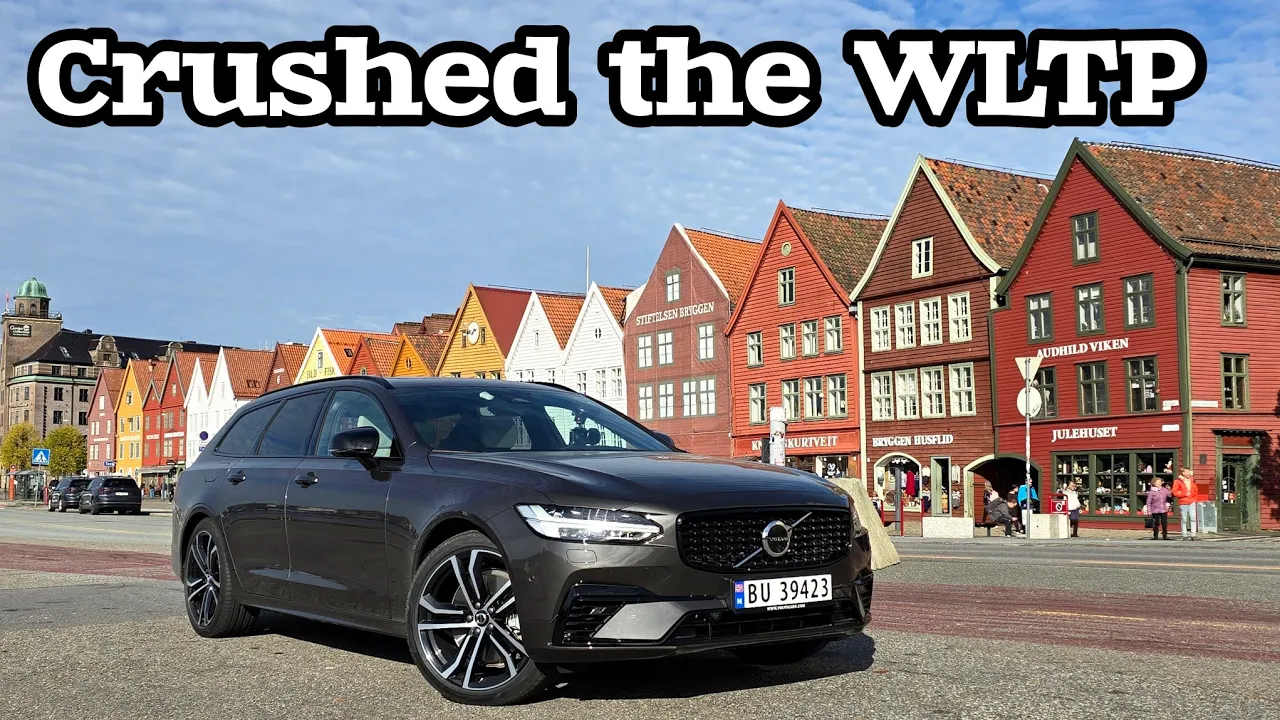V90 T8 Electric Range Test 😎 Incredible results!