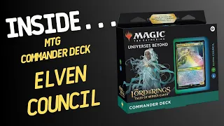 Inside…Commander Deck Lord of the Rings: Tales of Middle-earth - Elven Council (4K60fps)