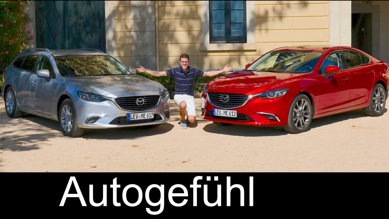 Mazda6 with GVC sedan vs wagon Full REVIEW test driven 2017 Limousine/Kombi Atenza