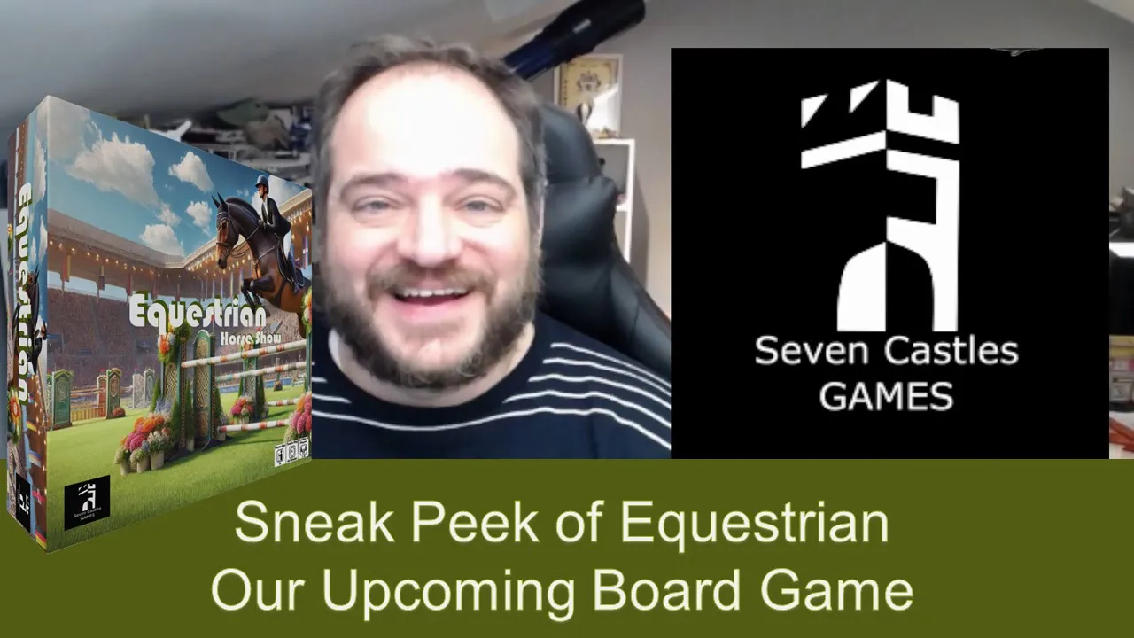 Sneak Peek of Our Upcoming Board Game | Equestrian - Turn Mat