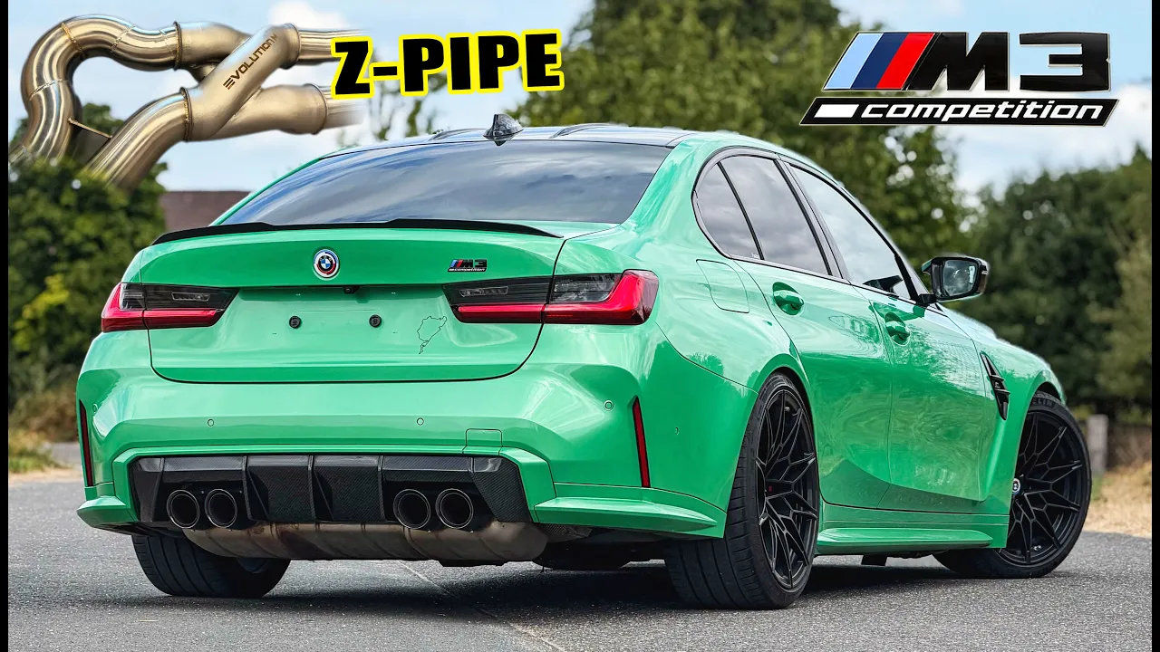 BMW G80 M3 Competition Z-PIPE Exhaust // 300KM/H REVIEW on AUTOBAHN