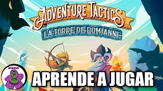 ADVENTURE TACTICS LA TORRE DE DOMIANNE - Cómo se juega - TUTORIAL - Juego de Mesa