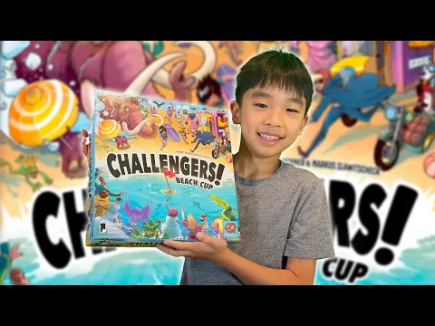 Challengers! Board Game Unboxing & Review | Pretzel Games | 1 More Time Games