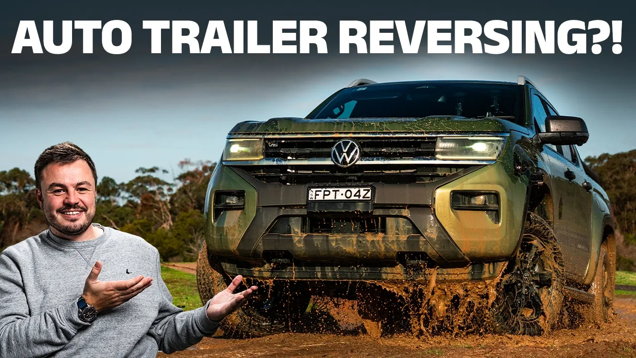 VW Amarok V6 on/off-road review (inc. trailer assist demo): This green colour is amazing!