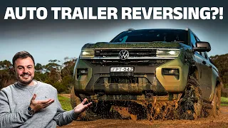 VW Amarok V6 on/off-road review (inc. trailer assist demo): This green colour is amazing!