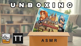 Catapult Feud - Satisfying ASMR Board Game Unboxing