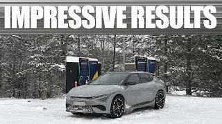 Kia EV6 LR AWD (FACELIFT) | RANGE TEST @120KPH (75MPH) + NOISE TEST